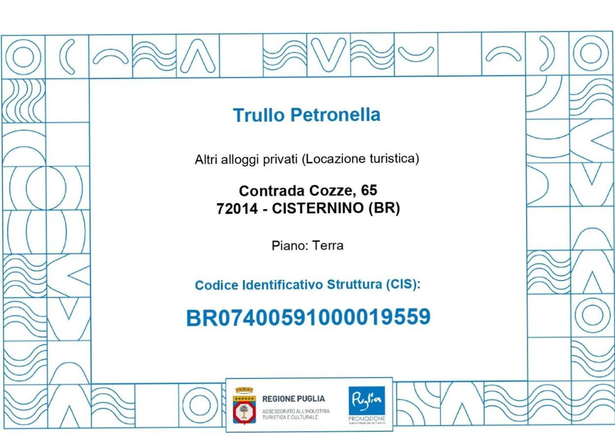 Trullo Petronella Vila Cisternino Exterior foto